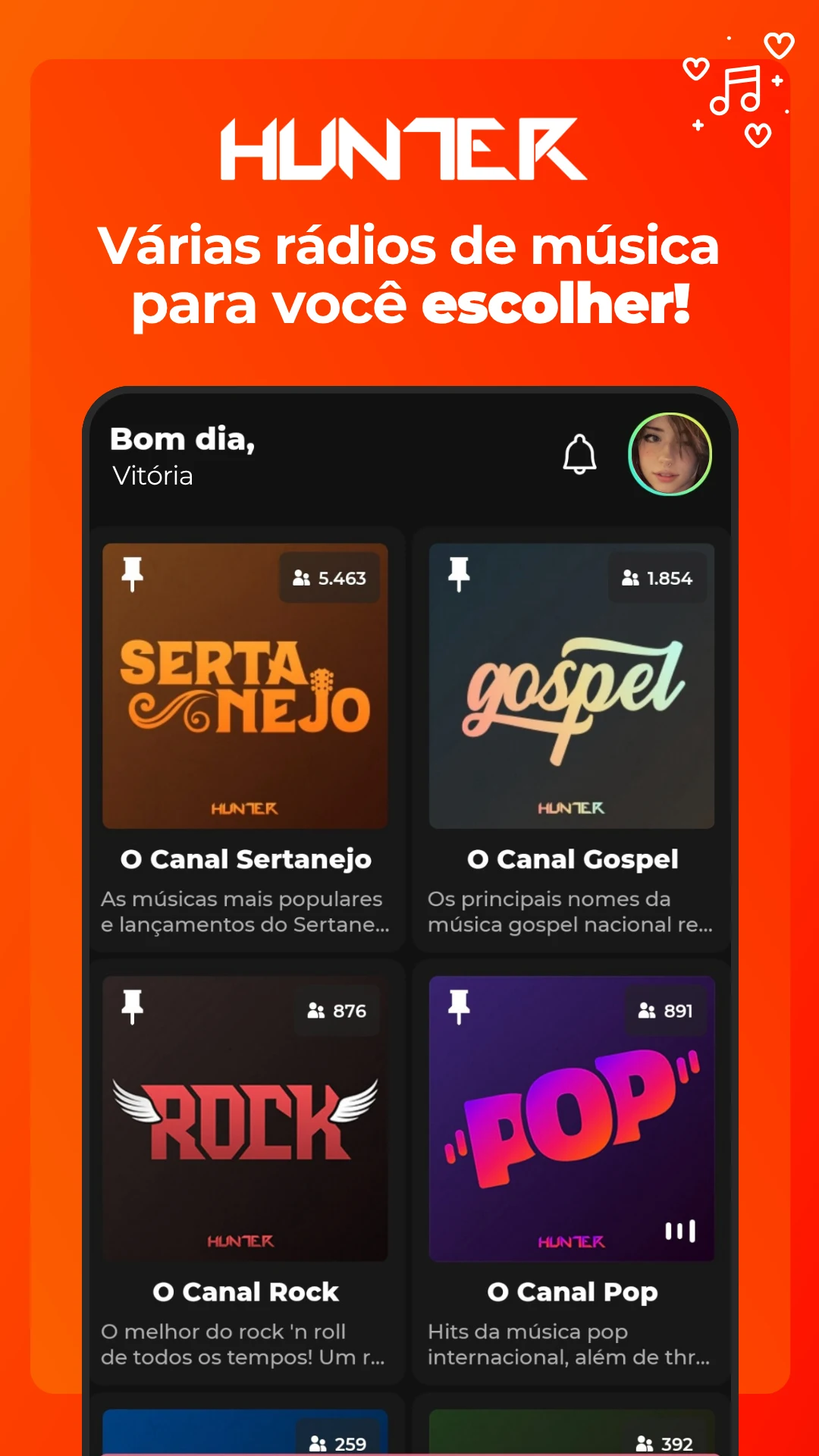 Hunter.FM - Online Radio screenshot